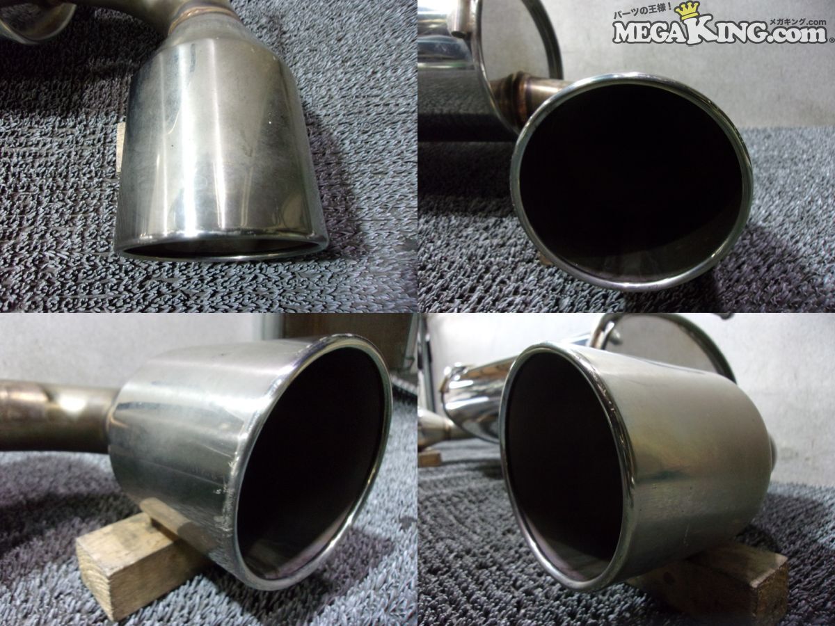 Z34 フェアレディZ 純正 OP フジツボ FGK オールステンレス マフラー リアピース 左右出し VQ37VHR B0100-1EK26 / 4S11-874_画像7