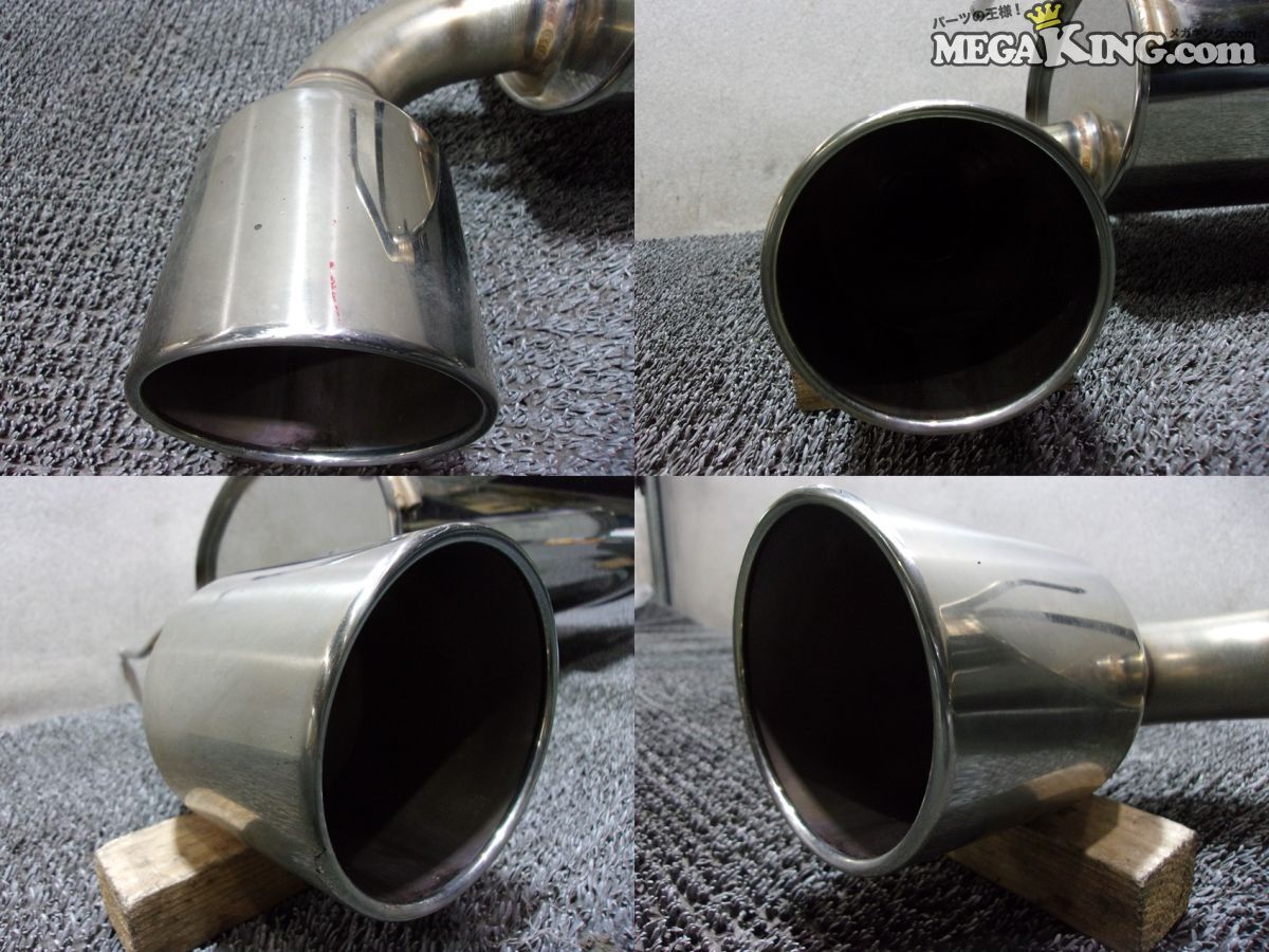 Z34 フェアレディZ 純正 OP フジツボ FGK オールステンレス マフラー リアピース 左右出し VQ37VHR B0100-1EK26 / 4S11-874_画像8