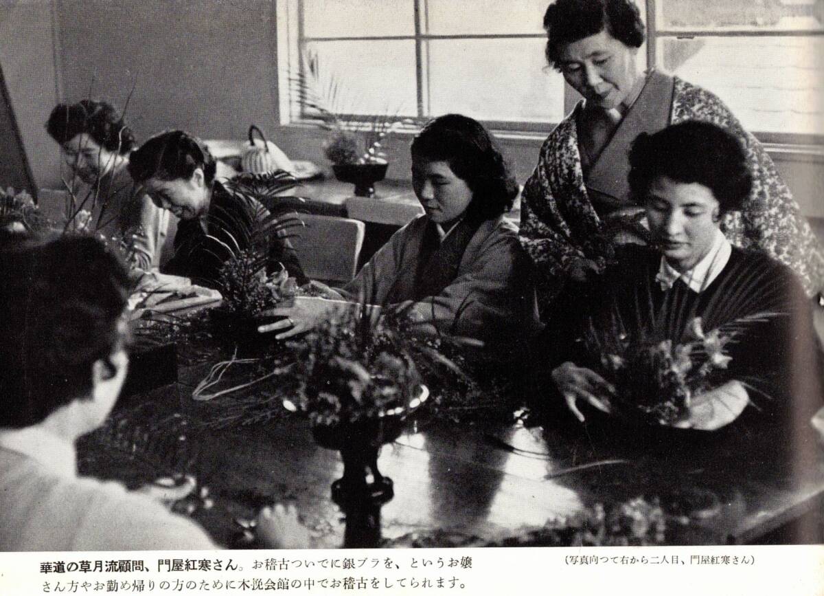 銀座百点1956,No14 正月の思出＝神近市子・大臣と理髪師-3大臣座談会＝牧野良三河野一郎村上勇・わが銀座＝三島由紀夫・マルソオと海老蔵等_画像5