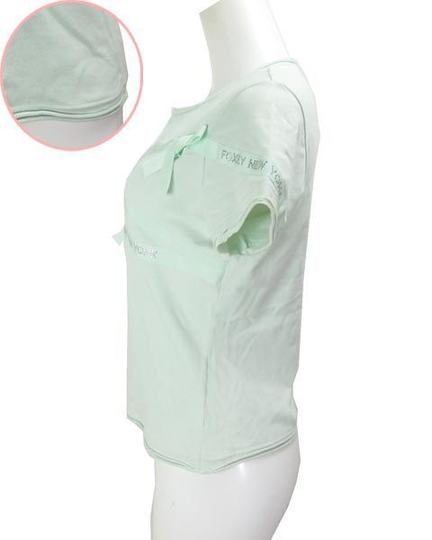  Foxey New York зеленый трикотаж с коротким рукавом 40