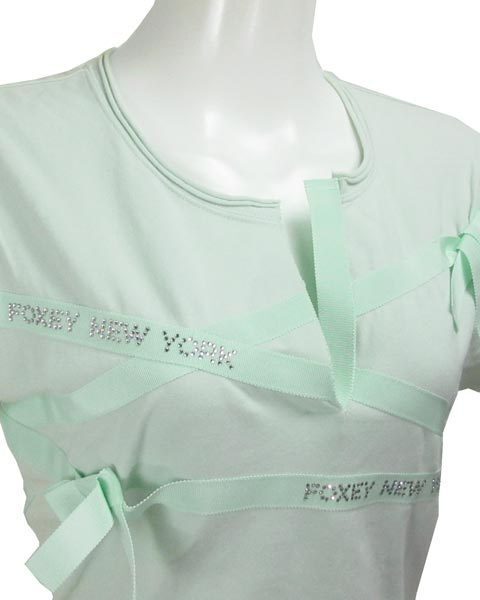  Foxey New York зеленый трикотаж с коротким рукавом 40