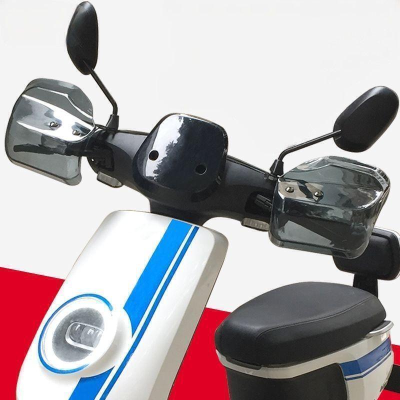 ナックルガード バイク 汎用 防寒 カブ クリア スクーター ハンドガード (0877)_画像3