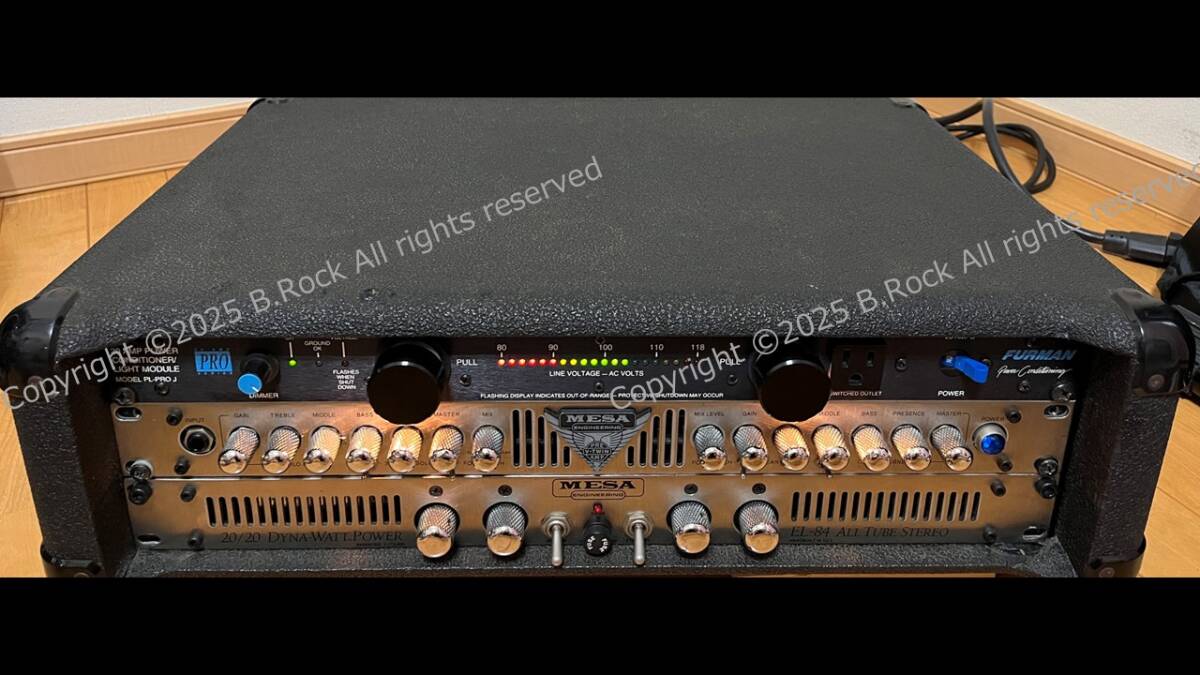 ♪MESA BOOGIE V-TWIN RACK & 20/20 Dyna-Watt Power, Furman PL-PRO J♪_画像2
