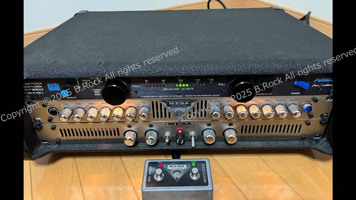 ♪MESA BOOGIE V-TWIN RACK & 20/20 Dyna-Watt Power, Furman PL-PRO J♪_画像4