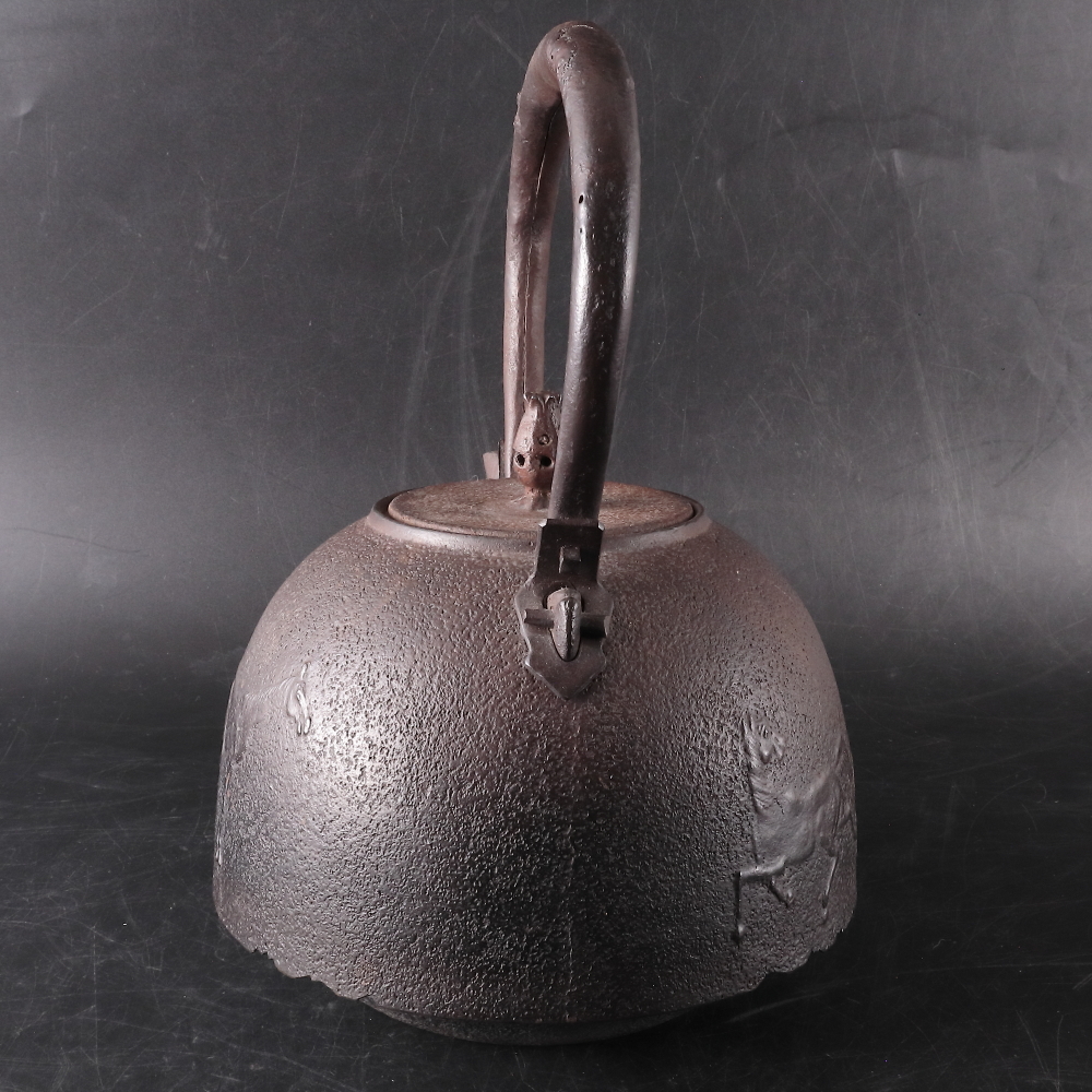 ◆◇南部鉄瓶 藤枝工房 昌行 馬図鉄瓶 南部鉄瓶 茶道具◇◆_画像5