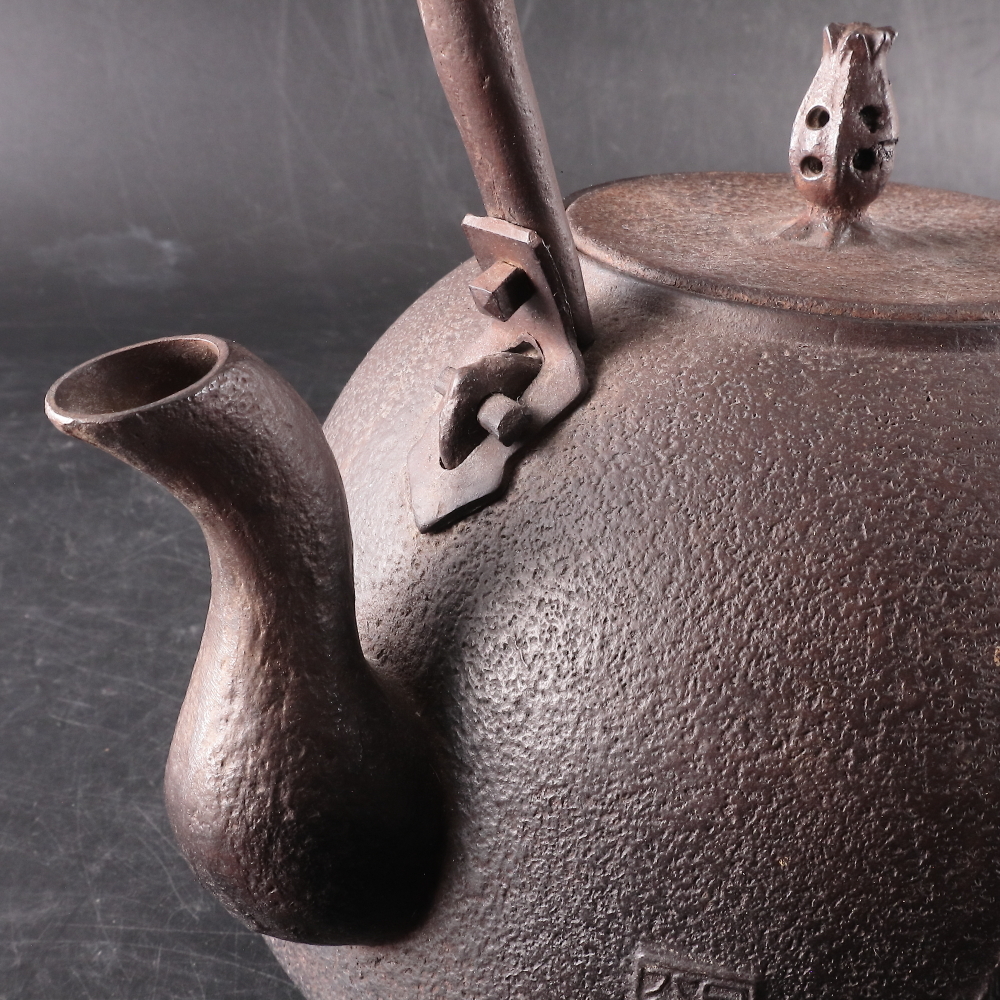 ◆◇南部鉄瓶 藤枝工房 昌行 馬図鉄瓶 南部鉄瓶 茶道具◇◆_画像6