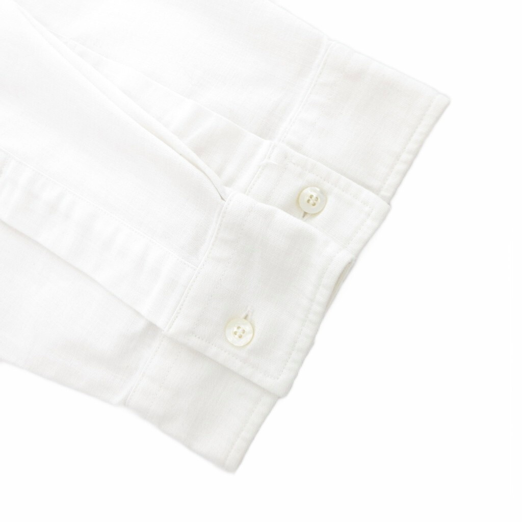 ミスターハリウッド N.HOOLYWOOD エヌハリ AREA シャツジャケット スラブ 胸ポケット 長袖 38 白 ホワイト 181-SH11-006 pieces_画像5