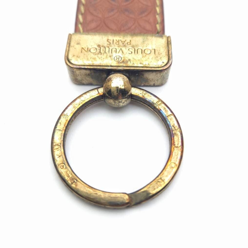 porutokre Dragon n монограмма цветок брелок для ключа Louis Vuitton LOUIS VUITTON память B7-30