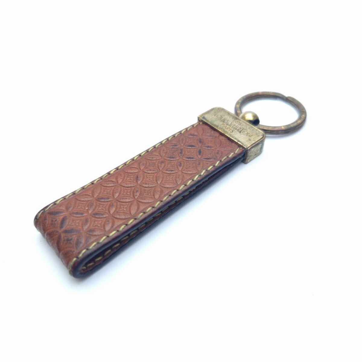 porutokre Dragon n монограмма цветок брелок для ключа Louis Vuitton LOUIS VUITTON память B7-30