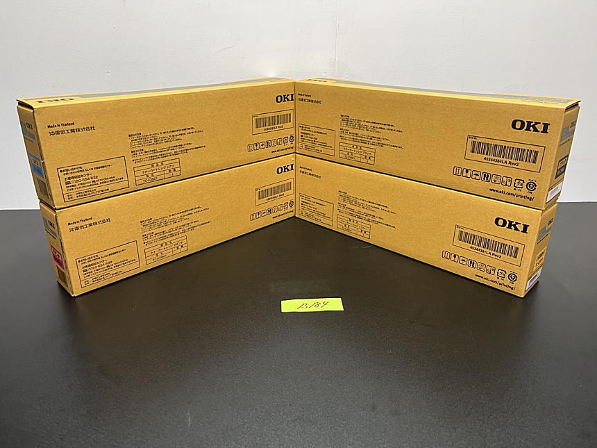 B-184【新品】沖電気工業　OKI　トナーカートリッジ　TC-C3BK1/TC-C3BC1/TC-C3BM1/TC-C3BY1　K/C/M/Y　4色4本セット　純正_画像6