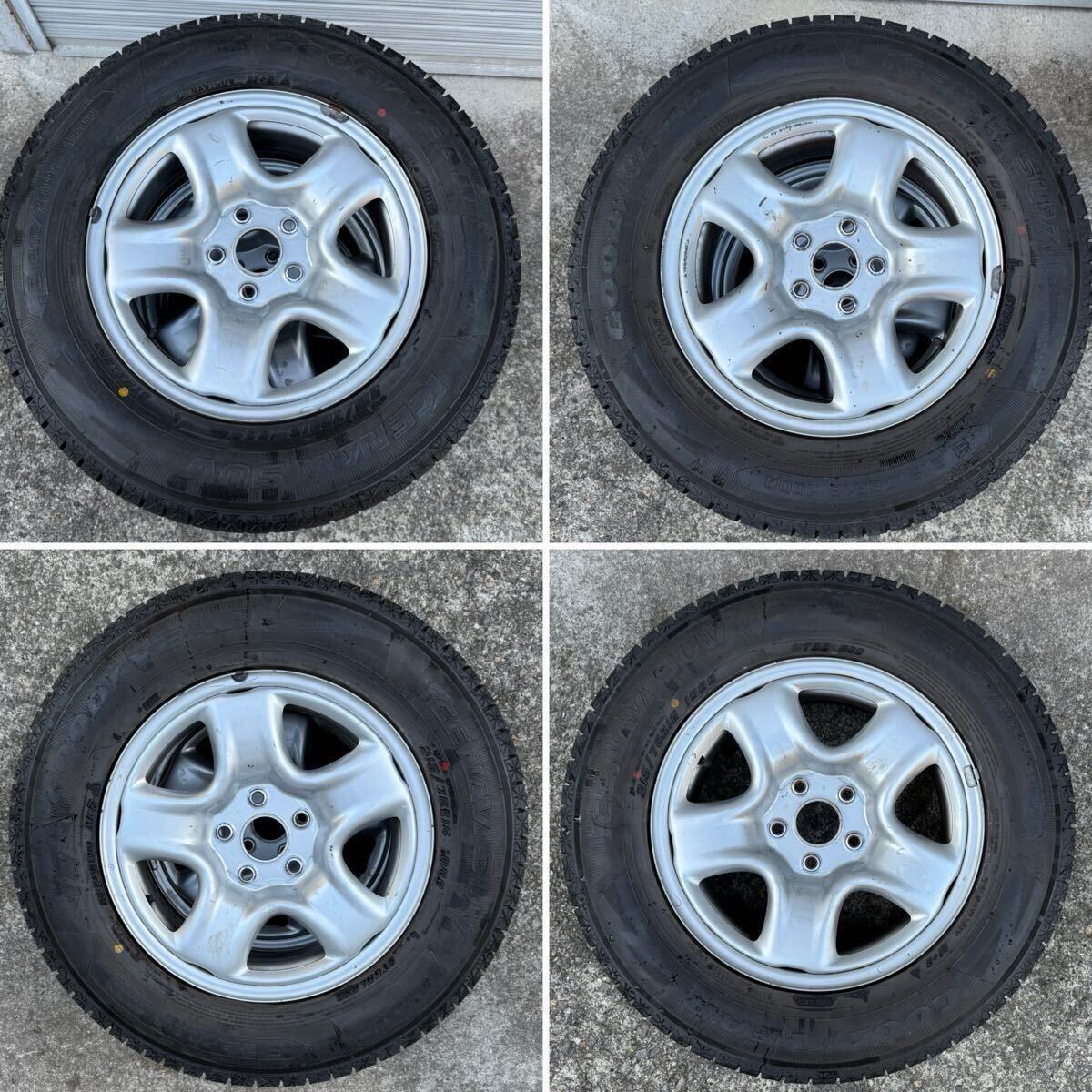колесо есть зимние шины 215/70R16 Goodyear Ice навигация 2015 год производство 6.5J PCD114.3 5 дыра RAV4 Harrier Vanguard