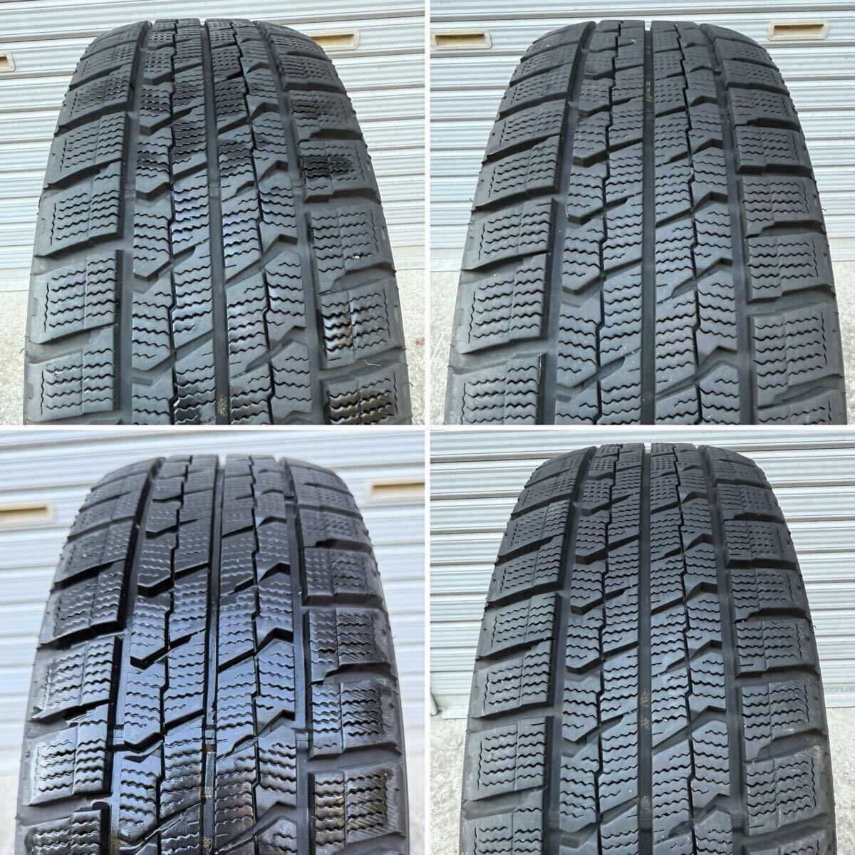 15インチアルミホイール付スタッドレスタイヤ 4本 195/65R15 グッドイヤー アイスナビ weds 6J ＋43 PCD100 プリウス カローラ ウィッシュ_画像4