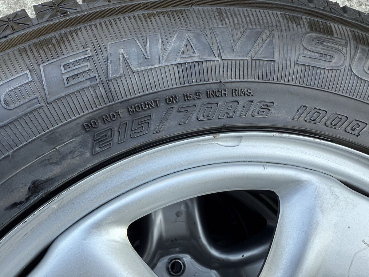 колесо есть зимние шины 215/70R16 Goodyear Ice навигация 2015 год производство 6.5J PCD114.3 5 дыра RAV4 Harrier Vanguard