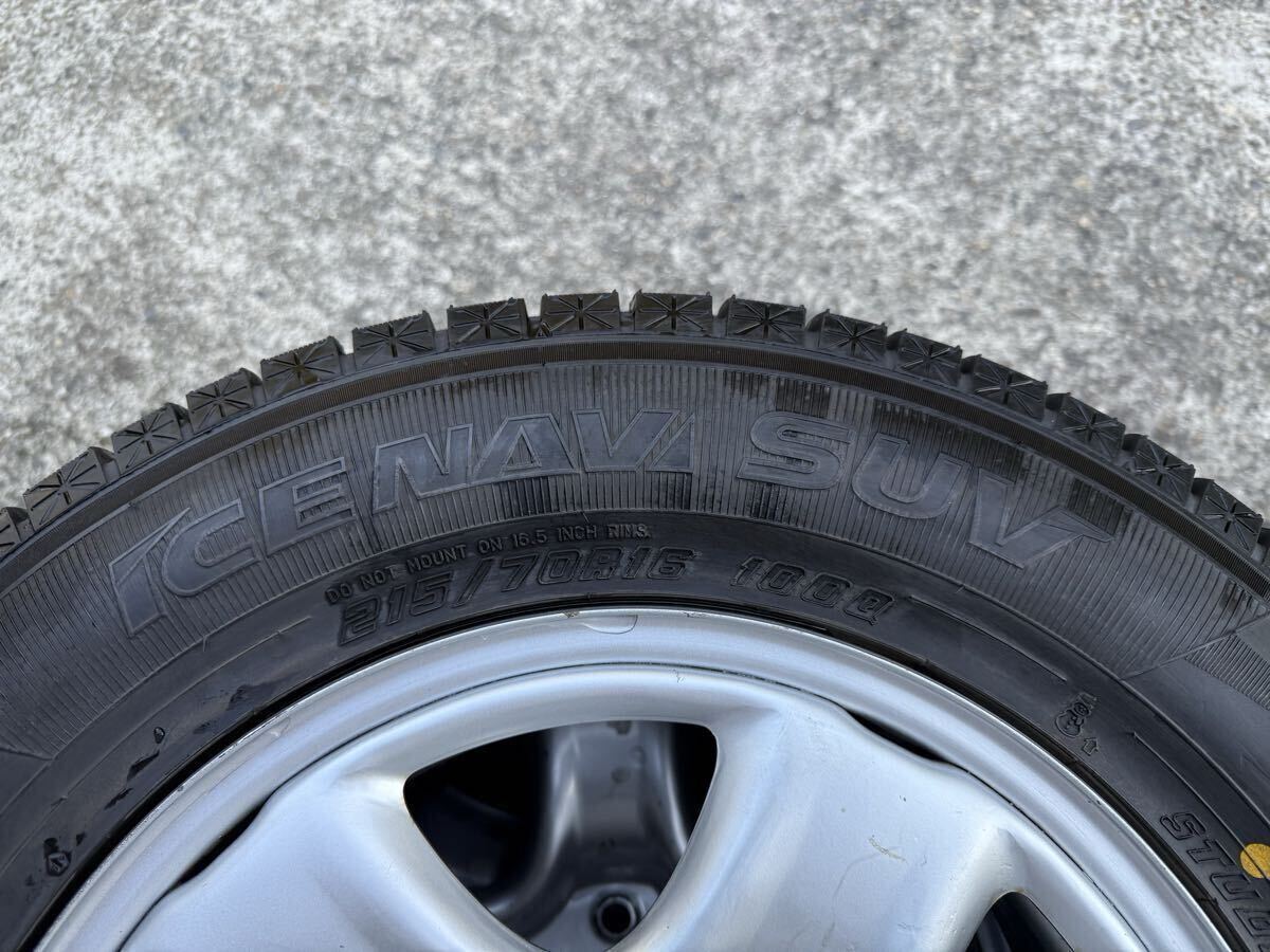 колесо есть зимние шины 215/70R16 Goodyear Ice навигация 2015 год производство 6.5J PCD114.3 5 дыра RAV4 Harrier Vanguard