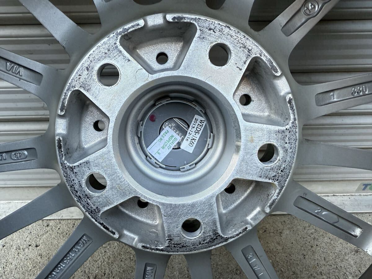 15インチアルミホイール付スタッドレスタイヤ 4本 195/65R15 グッドイヤー アイスナビ weds 6J ＋43 PCD100 プリウス カローラ ウィッシュ_画像9