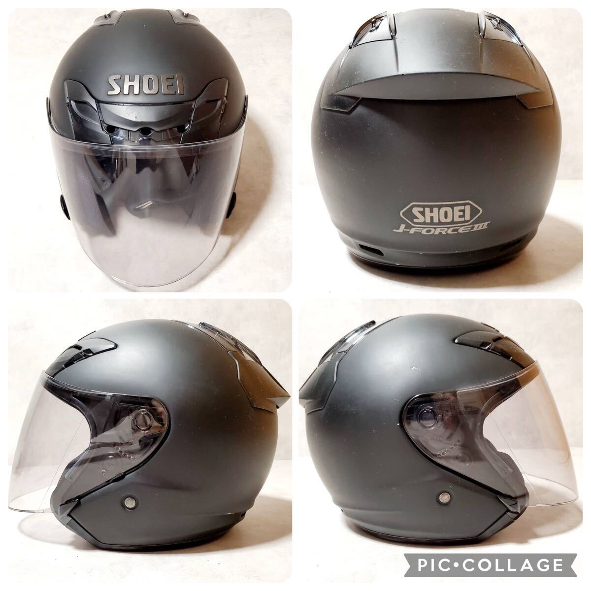 SHOEI J-FORCE III J-FORCE3 матовый черный шлем XL 61cm J сила 3