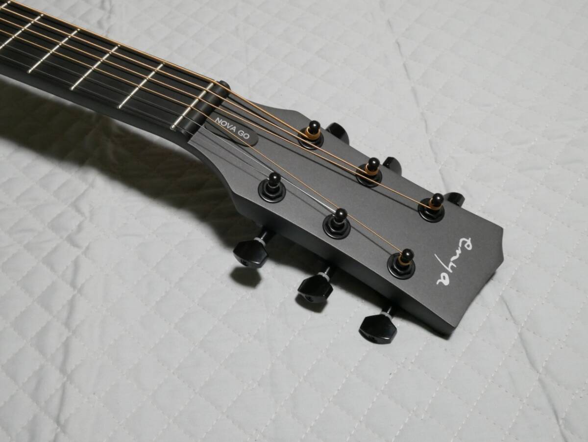 ENYA NOVA GO акустическая гитара черный карбоновый волокно enya с футляром .