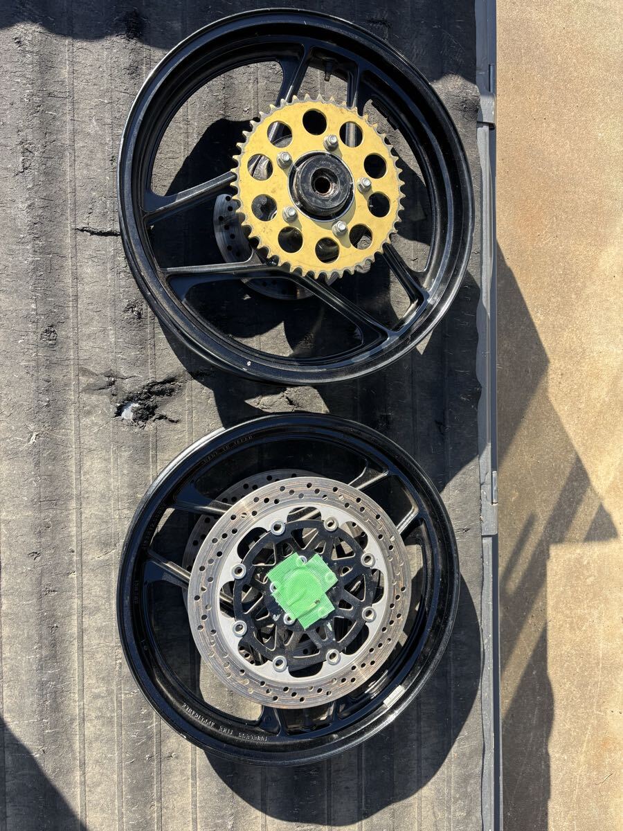 gsx-r 750 gsx-r 1100 gu74a 前後セット 前後セット ディスク　スプロケット付き_画像1