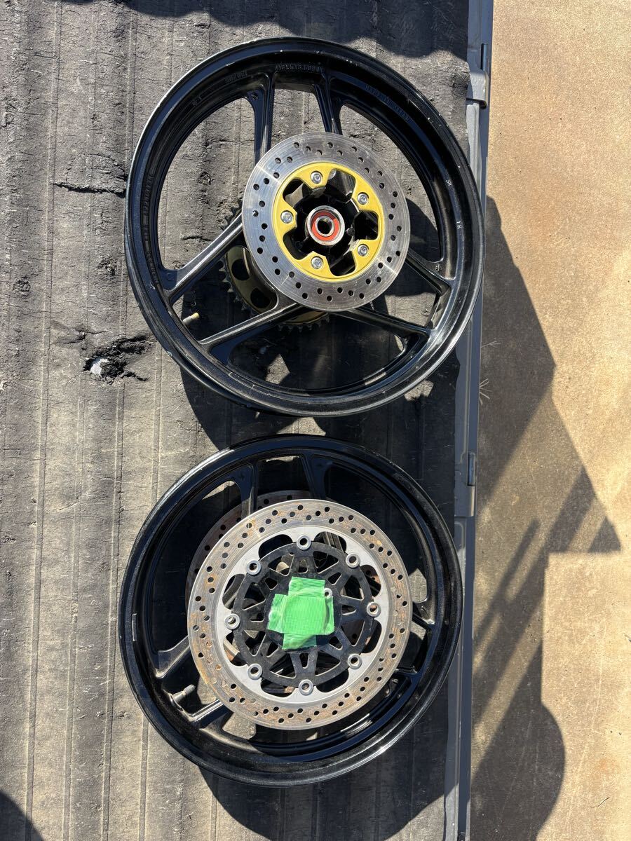 gsx-r 750 gsx-r 1100 gu74a 前後セット 前後セット ディスク　スプロケット付き_画像2