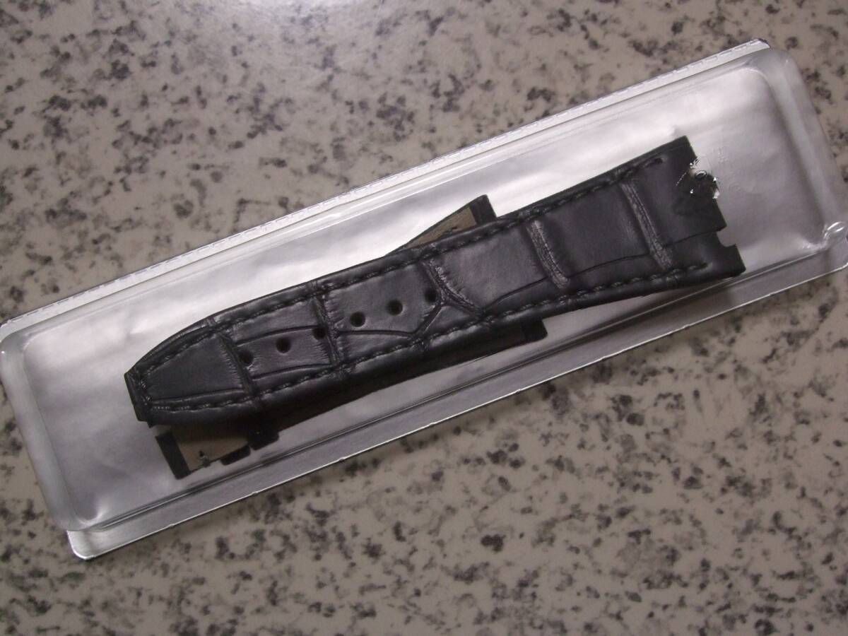 AUDEMARS PIGUET♪未使用 純正 ベルト♪アリゲーター♪オーデマピゲ♪26mm_画像1