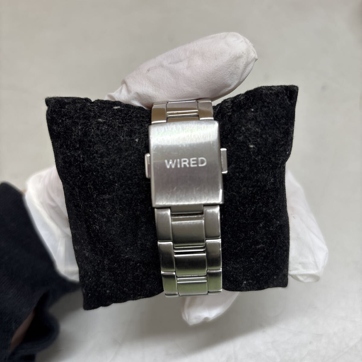 WIRED 腕時計 ワイアード V176-0AE0 ブルー_画像3