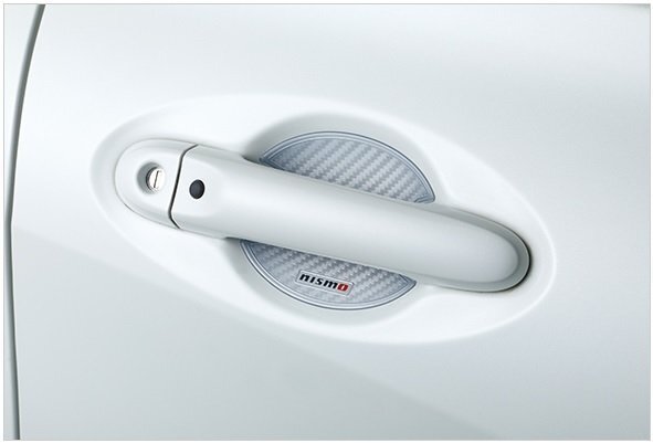  Nissan оригинальный K12 March nismo ручка двери протектор ( серебряный ) AUTECH MARCH