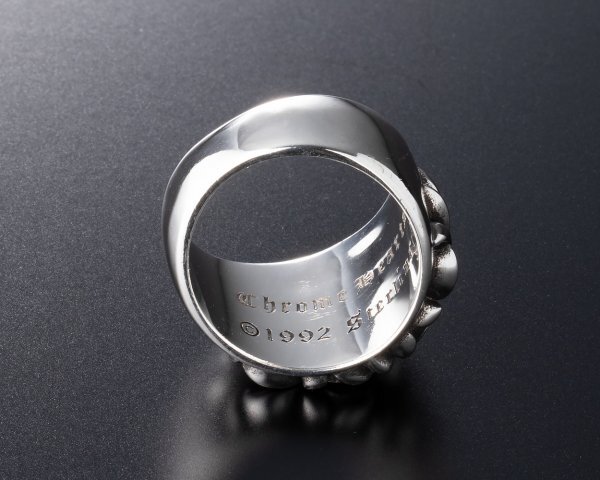 シルバー925 リング メンズ レディース クロス フローラル キーパーリング 指輪 アクセサリー 38_画像5