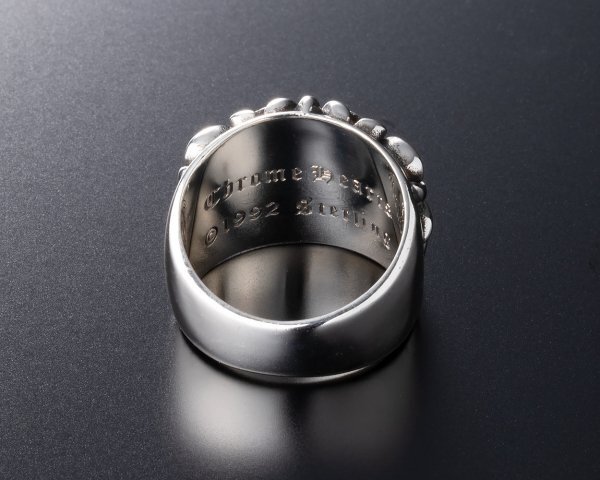 シルバー925 リング メンズ レディース クロス フローラル キーパーリング 指輪 アクセサリー 38_画像8