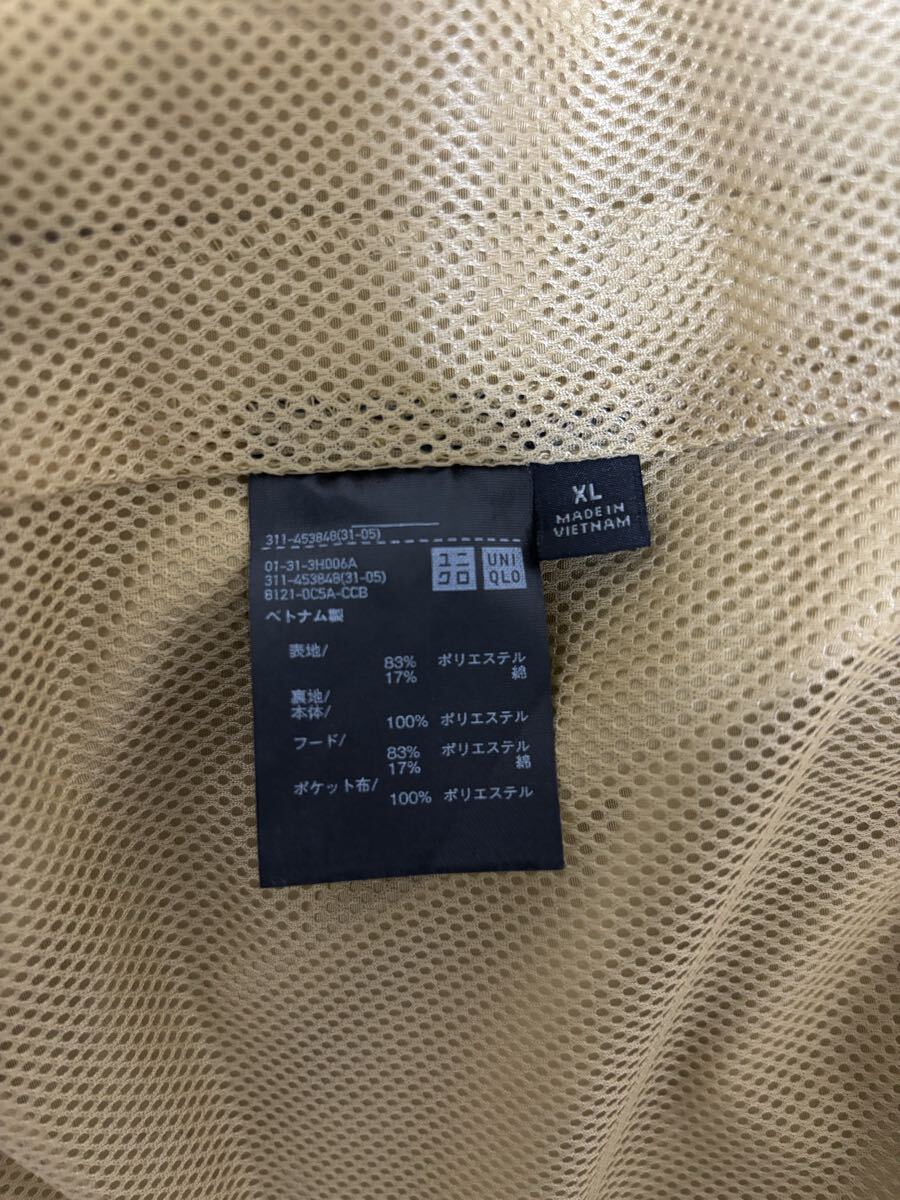 ユニクロ　ユーティリティパーカー XL ベージュ _画像4