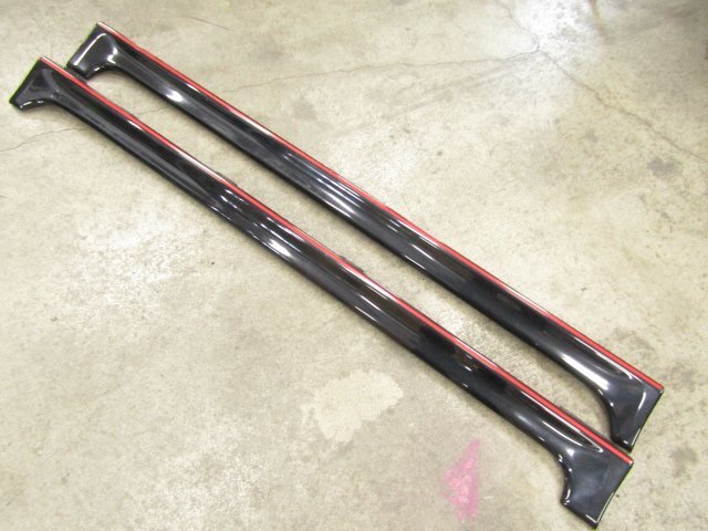 【個人宅配送不可】[16V+Y］ダイハツ エッセカスタム 前期 L235S サイドスポイラー サイドステップ サイドスカート 【75853/54-B2090/80】_画像2