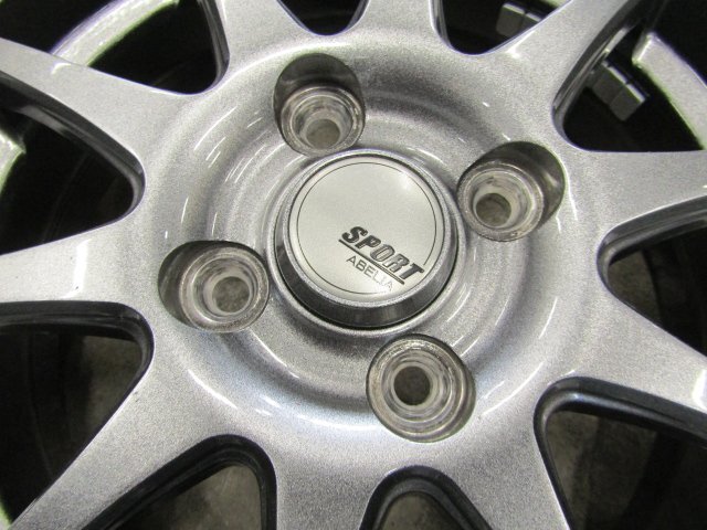 【個人宅配送不可】[23V+EE0] イエローハット SPORT ABLIA 14×4.5J+45 100-4H【タイヤ】グッドイヤー ICE NAVI 7 165/65R14 79Q 4本_画像6