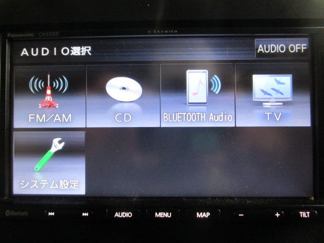[85U:A3] パナソニック メモリーナビ ストラーダ CN-E330D ワンセグ CD Bluetoothオーディオ ※ 地図データ2020年_画像3