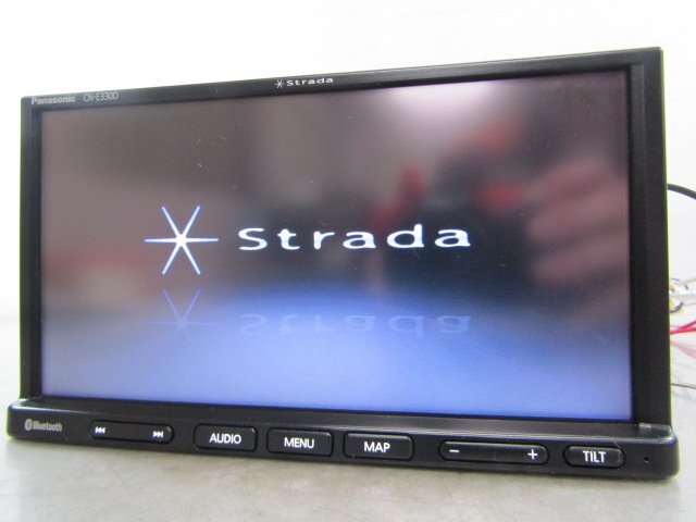 [85U:A3] パナソニック メモリーナビ ストラーダ CN-E330D ワンセグ CD Bluetoothオーディオ ※ 地図データ2020年_画像1
