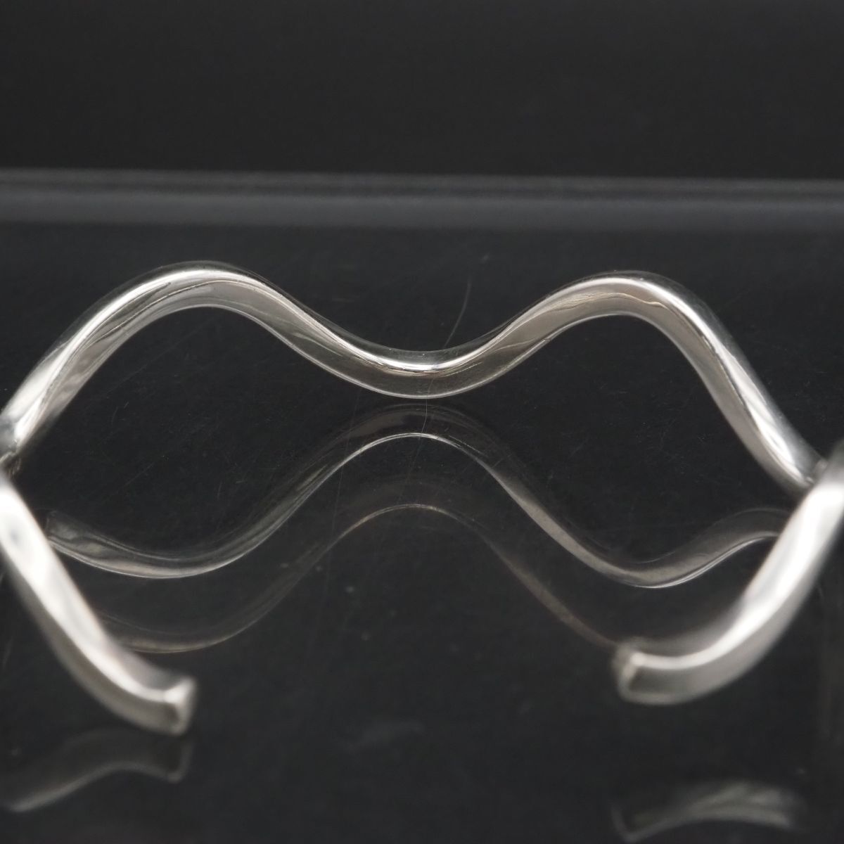 H430 アルズニ? ALZUNI? AZ950刻印 バングル デザイン シルバー 腕輪_画像4