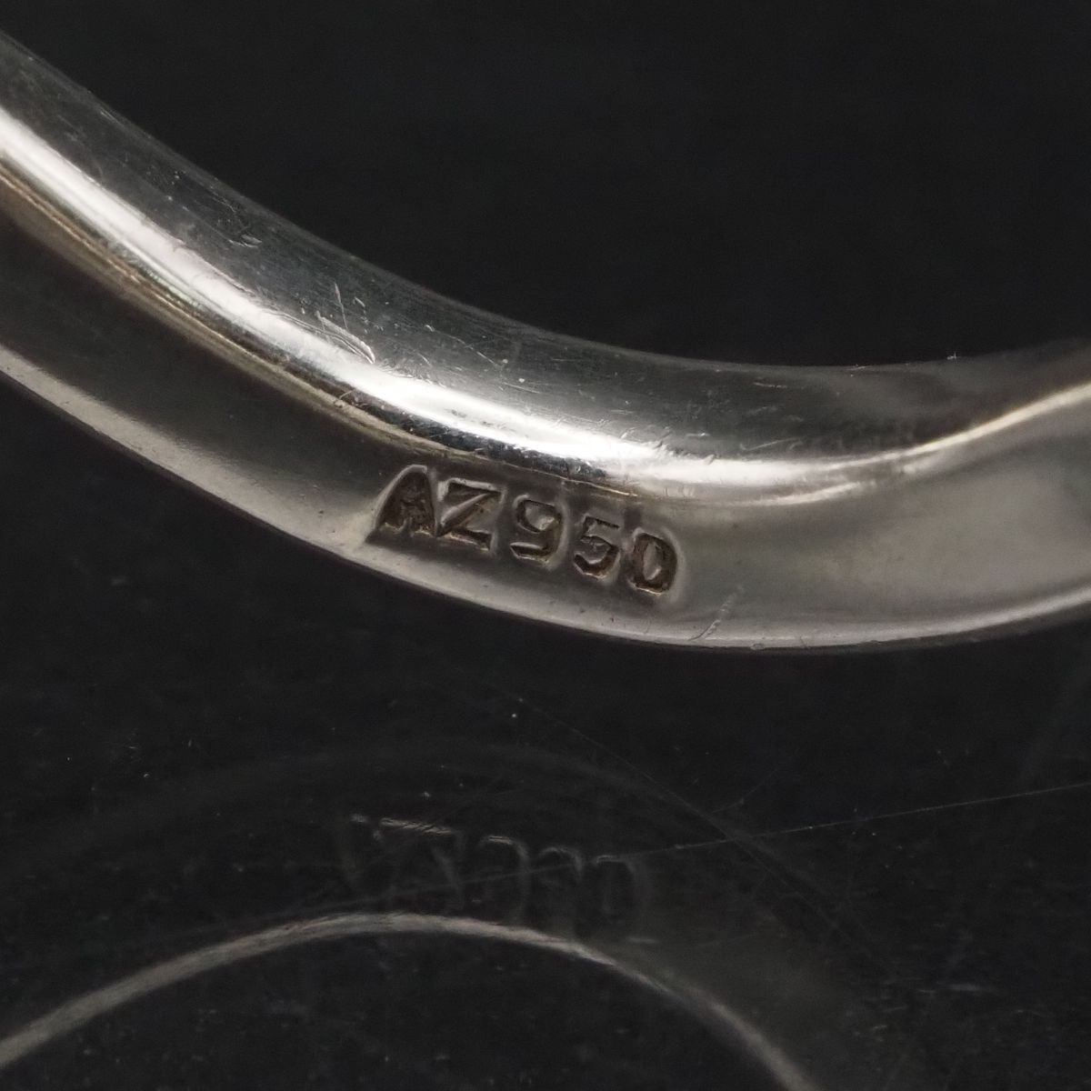 H430 アルズニ? ALZUNI? AZ950刻印 バングル デザイン シルバー 腕輪_画像5