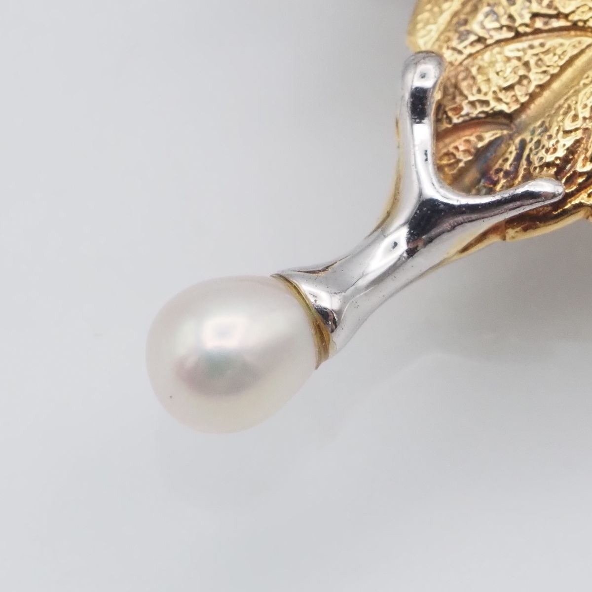 H792 IEI アクアマリン 淡水真珠 パール 925刻印 ペンダント トップ デザイン シルバー ゴールド チャーム ヘッド 3月 6月誕生石_画像8