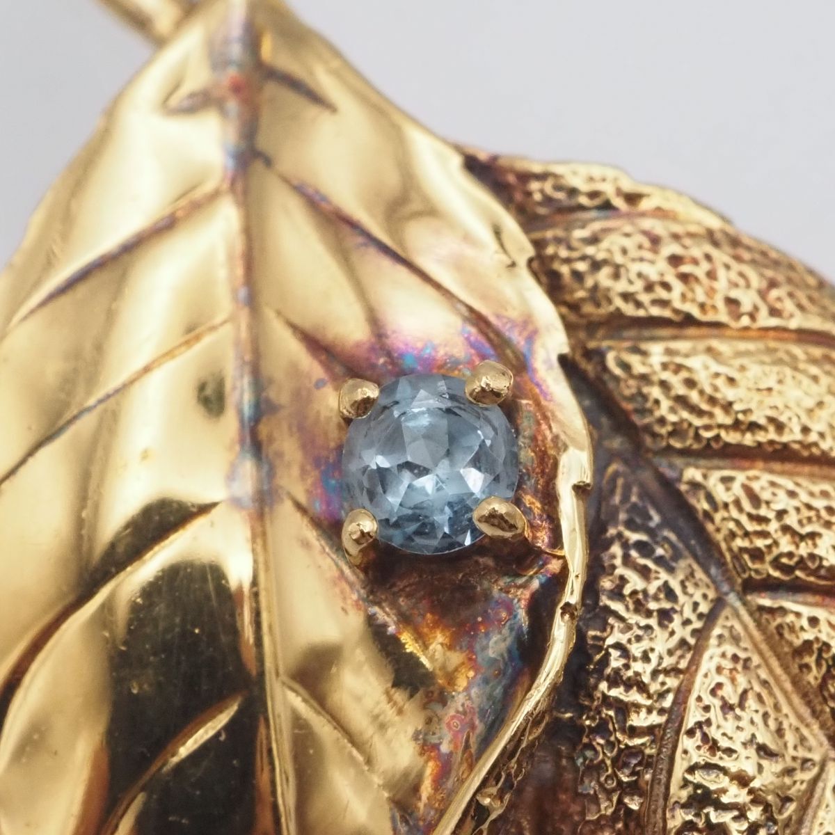 H792 IEI アクアマリン 淡水真珠 パール 925刻印 ペンダント トップ デザイン シルバー ゴールド チャーム ヘッド 3月 6月誕生石_画像9