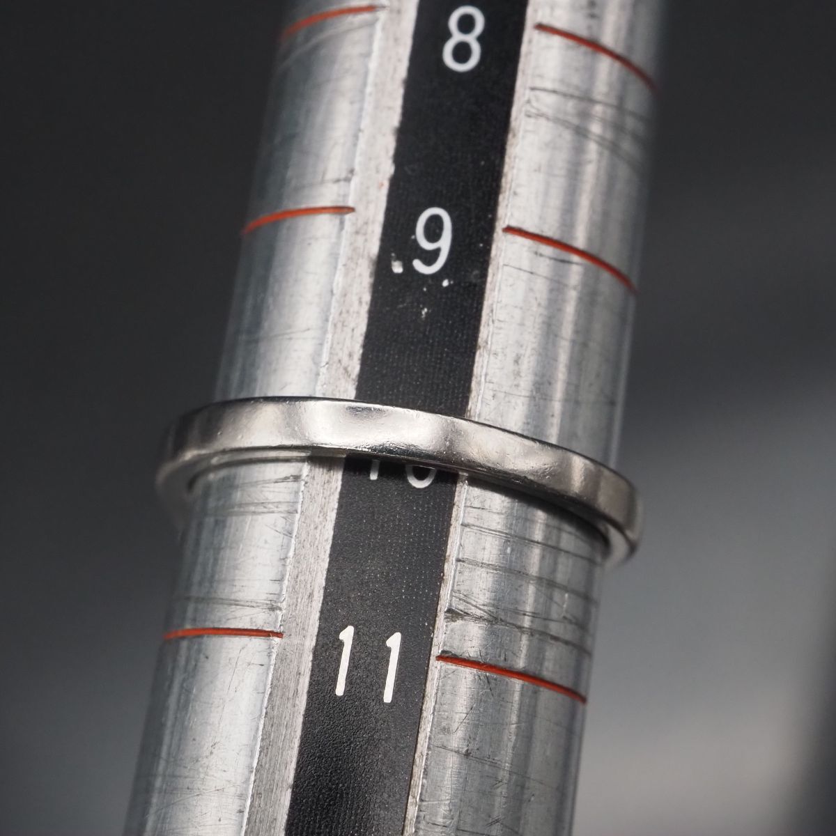 J172 本真珠 9mm珠 パール 925刻印 リング ダイヤモンド風 デザイン シルバー 指輪 6月誕生石 10号_画像9