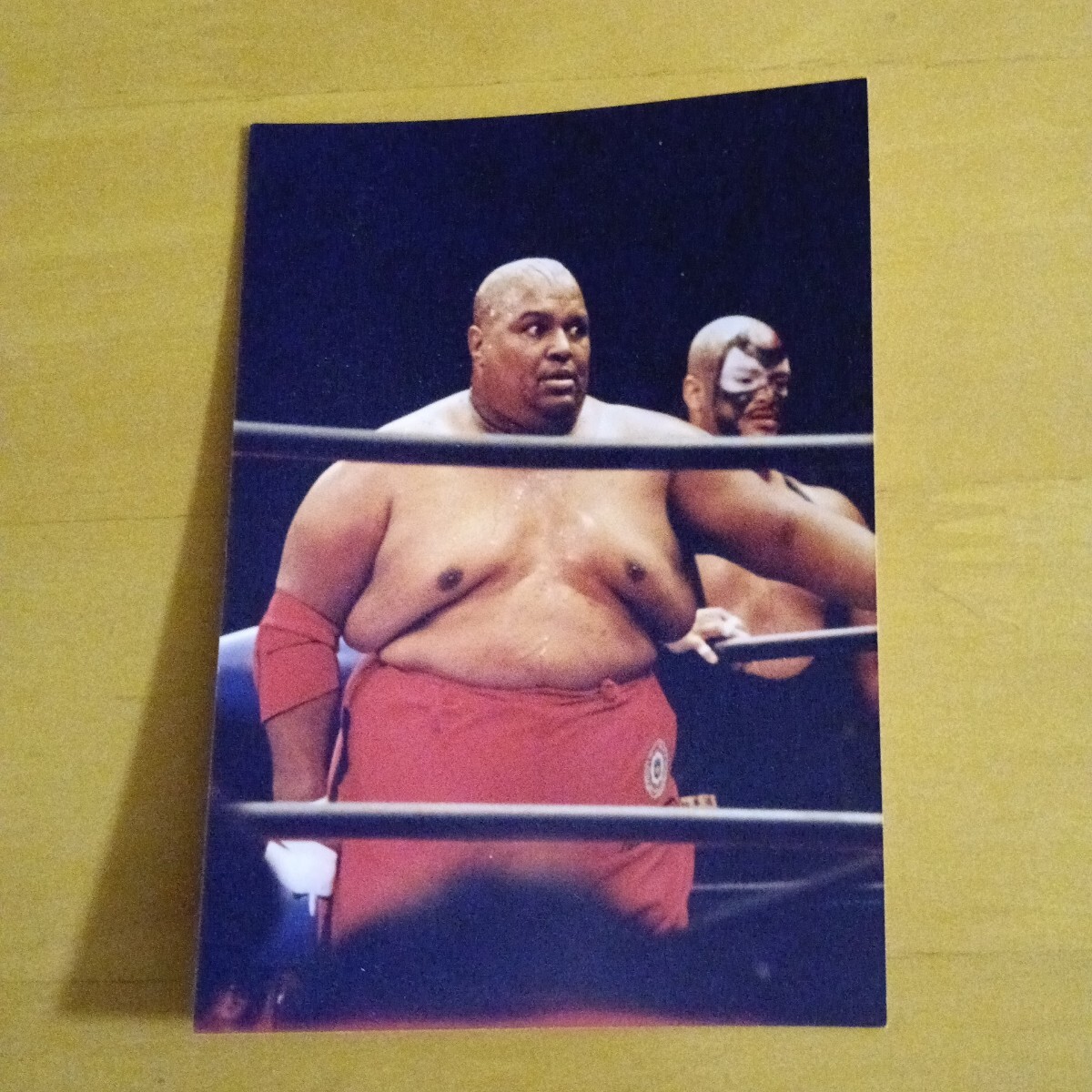 アブドーラ・ザ・ブッチャー 直筆サイン色紙　約３４年前_画像7