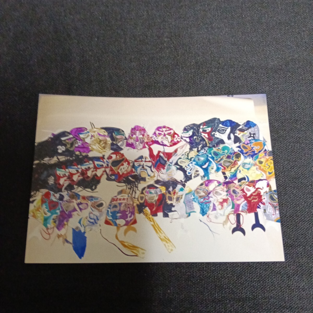 プロレスマスクマンファン必見　スペル・デルフィン＆ザ・グレート・サスケ生写真３枚セット_画像3