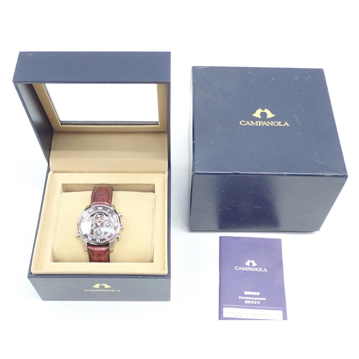 1円【ジャンク】CITIZEN シチズン/カンパノラ グランドコンプリケーション 深緋/AH4080-012/62_画像8