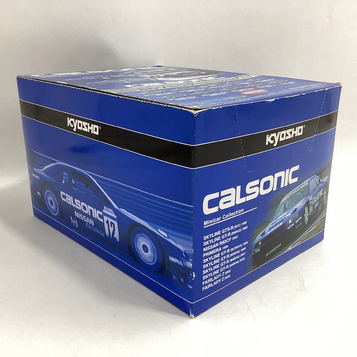  Kyosho 1/64 Calsonic миникар коллекция все 10 вид R92CP Skyline GT-R BNR32 и т.п. не использовался 