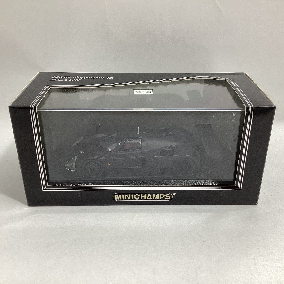 1/43 Minichamps Mazda 787B ho moroge-shonin черный Mazda 787B Homologation in BLACK MINICHAMPS Kyosho 
