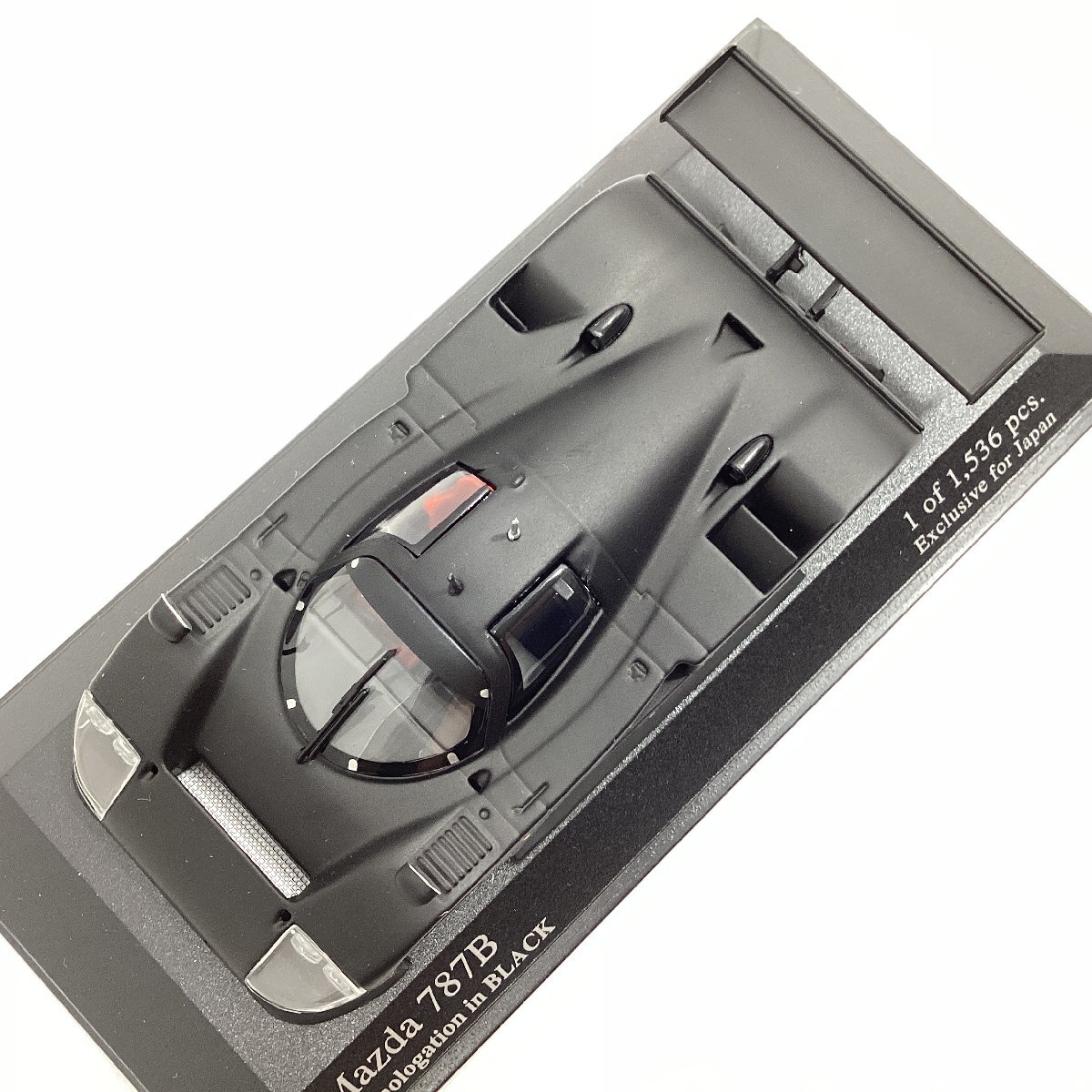 1/43 Minichamps Mazda 787B ho moroge-shonin черный Mazda 787B Homologation in BLACK MINICHAMPS Kyosho 
