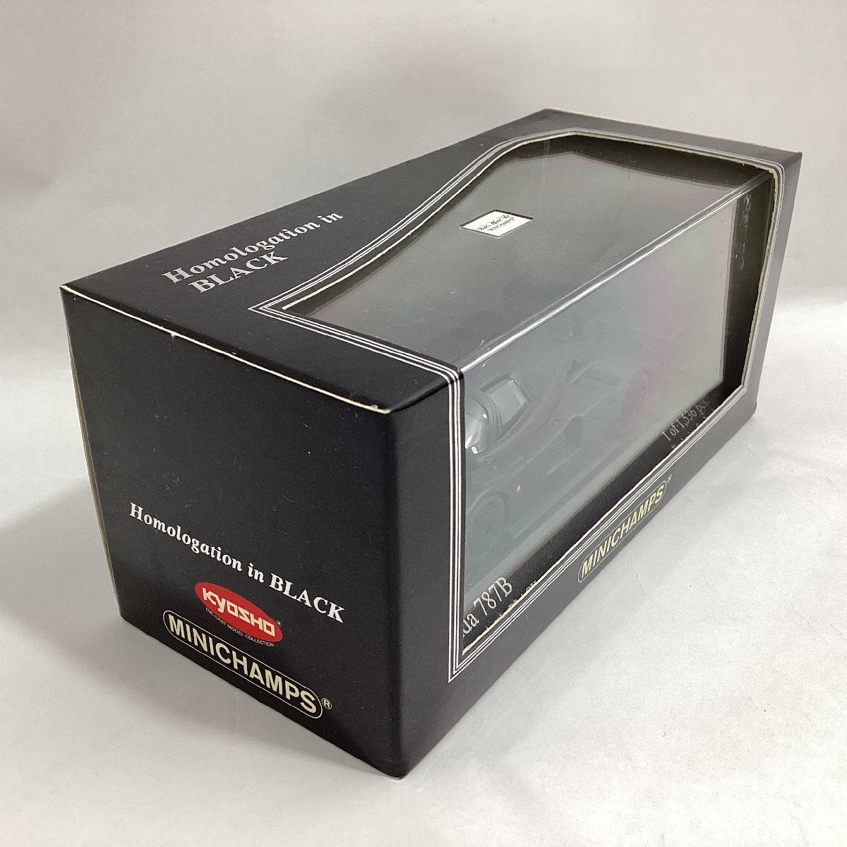 1/43 Minichamps Mazda 787B ho moroge-shonin черный Mazda 787B Homologation in BLACK MINICHAMPS Kyosho 