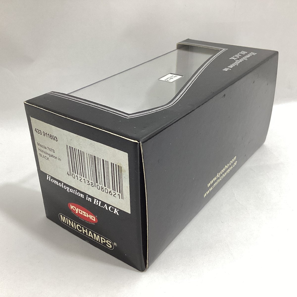 1/43 Minichamps Mazda 787B ho moroge-shonin черный Mazda 787B Homologation in BLACK MINICHAMPS Kyosho 