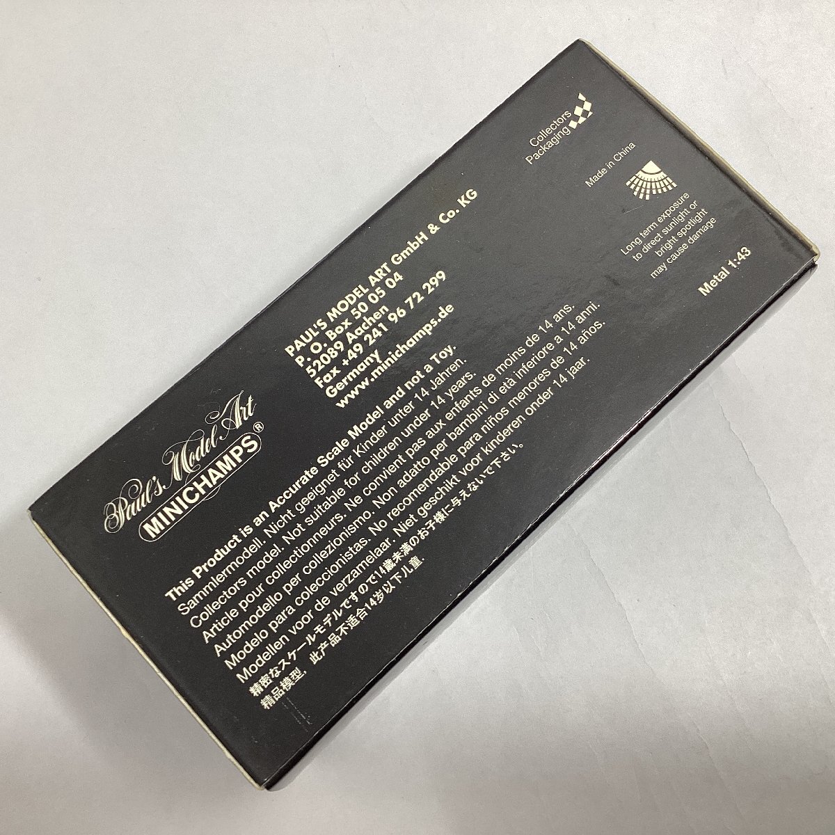 1/43 Minichamps Mazda 787B ho moroge-shonin черный Mazda 787B Homologation in BLACK MINICHAMPS Kyosho 