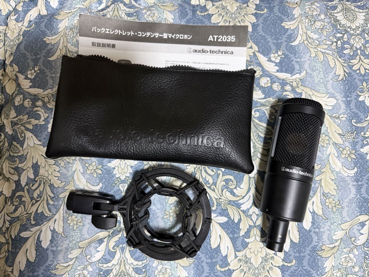[1 иен старт ]audio-technica Audio Technica конденсаторный микрофон AT2035 конденсаторный микрофон ro ho n