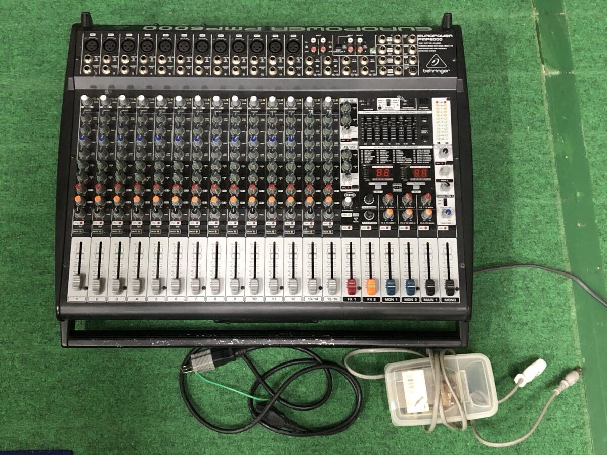 ベリンガー EUROPOWER PMP6000 中古 BEHRINGER ミキサー パワードミキサー_画像1
