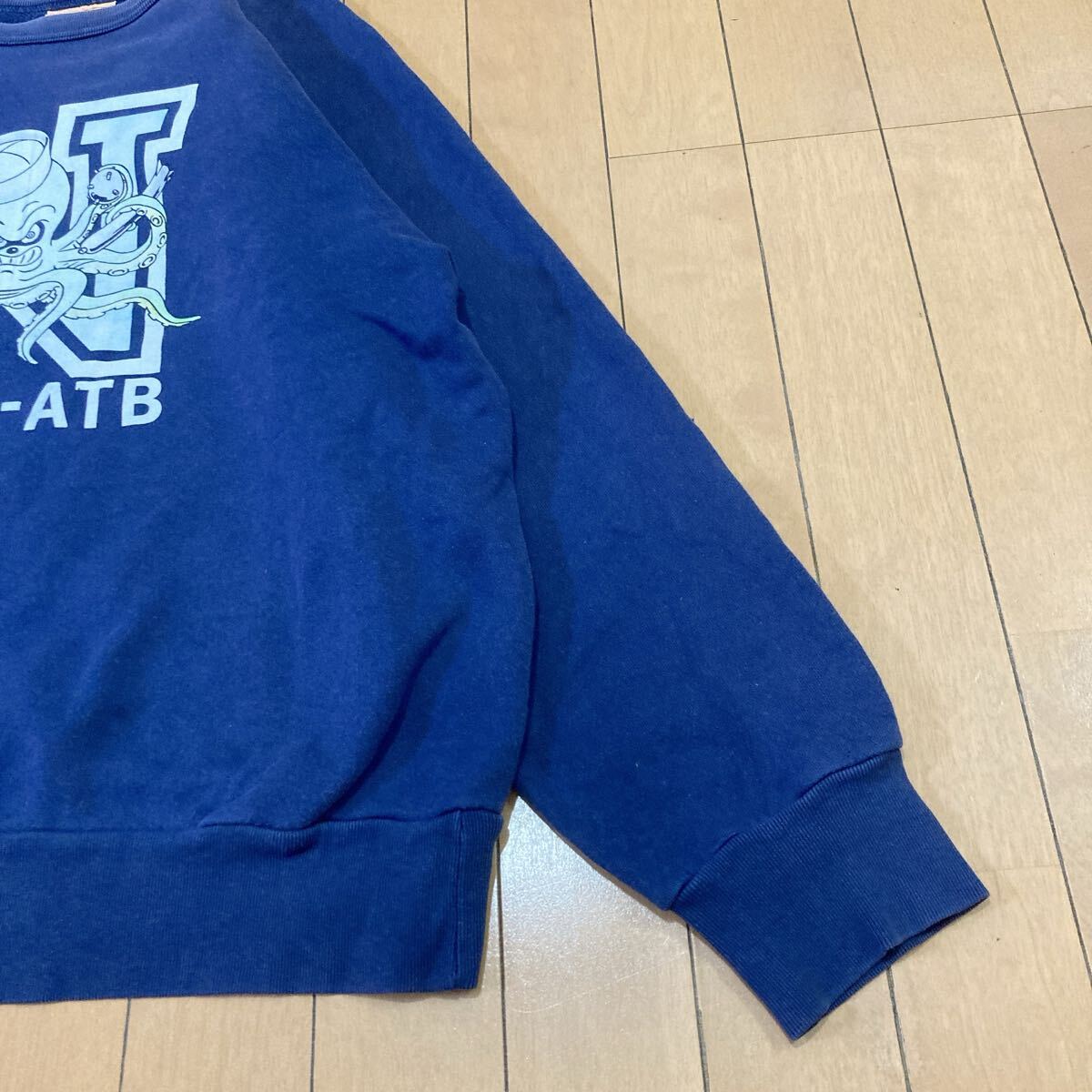 [ хорошая вещь ]Pherrow's Fellows octopus NAVY тренировочный L тренировочный темно-синий 90s The Real McCoy's American Casual Vintage короткий длина 